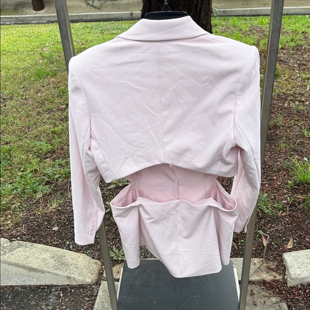 CLEARANCE FINAL DISCOUNT Express Light Pink Women's Blazer - Picture 9 of 9